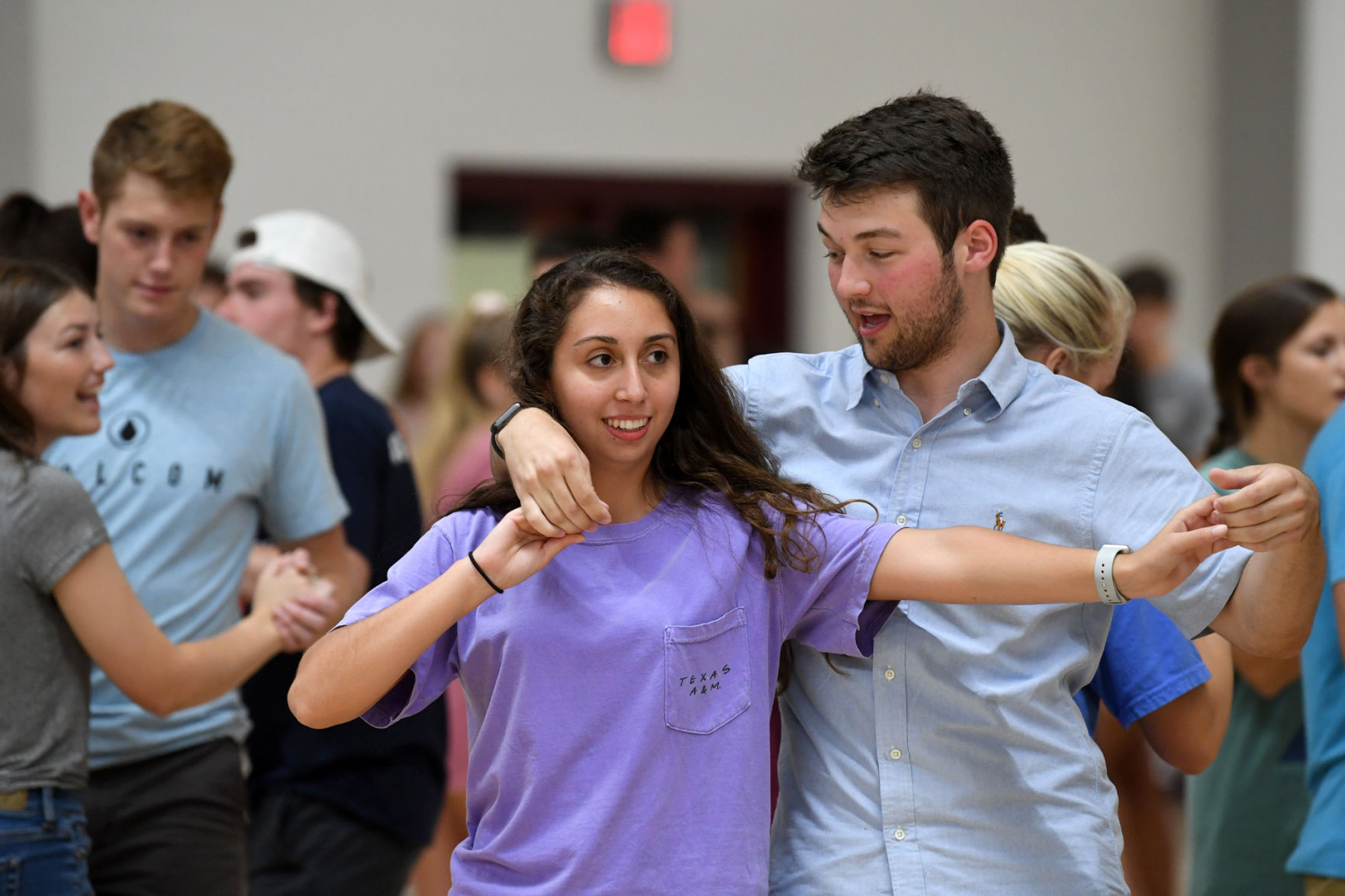 Aggie Wranglers dance lesson